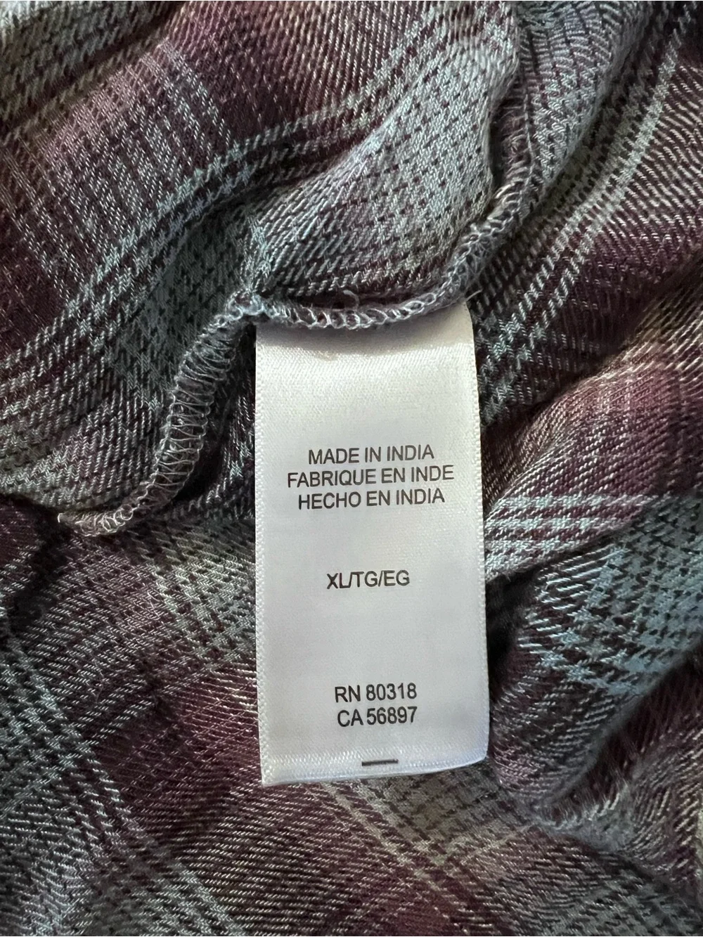 Lucky Brand Brown Plaid Button Tunic size XL